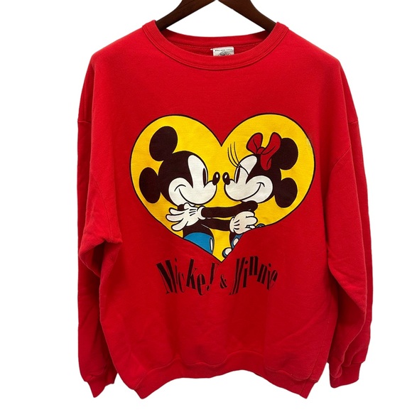 Mickey & Minnie Sweatshirt M - Picture 2 of 5